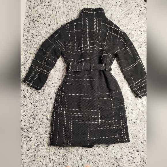NWT Anine Bing - Norma Coat in Black Plaid - Picture 3 of 12